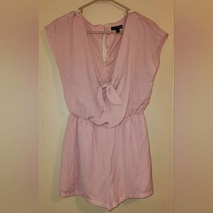 As u wish Size S baby pink romper with built in shorts!